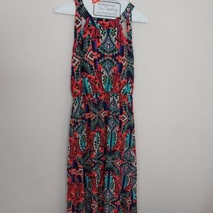Xhilaration Aztec Bright Tribal print Halter Maxi Dress - XS / TP